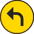 DE01_L: Vehicles must turn left