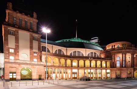 South entrance of Trossamfundsala in the Östvallen federal complex of Östervallen, Vittmark.