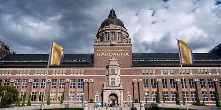 Main entrance of the Gårdarna natural history museum and zoological gardens.