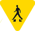 ME03: Give way for pedestrian crossing.