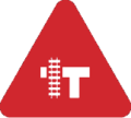 TA42_L: Level crossing ahead when turning right at T-junction (several variations available)