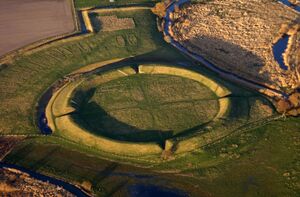 Ring fort of Lätte Borg as an example of Realm military architecture.